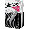 Sharpie Marker, Metallic, Chisel Point, 2/5"x5-1/2"x3/5", 12/DZ, GY PK SAN2089638